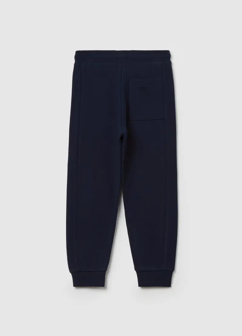 Joggers In Felpa Con Coulisse, Bambino, Blu miniatura 2