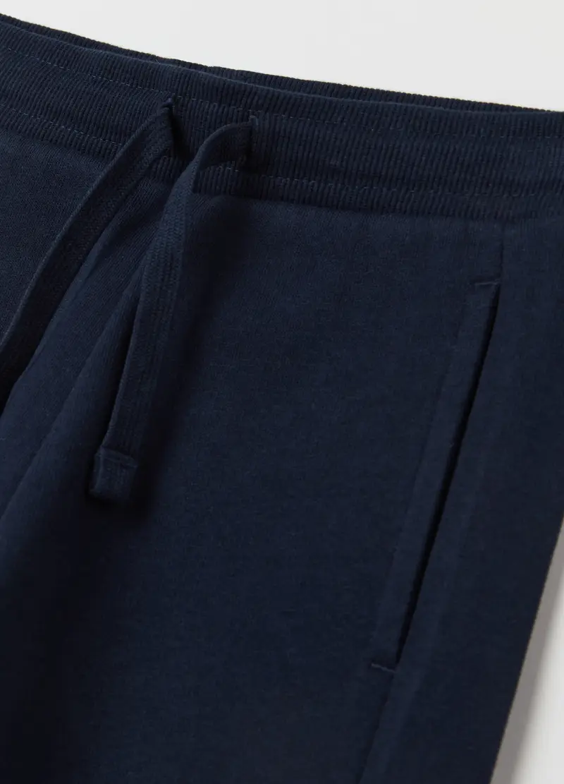 Joggers In Felpa Con Coulisse, Bambino, Blu miniatura 3