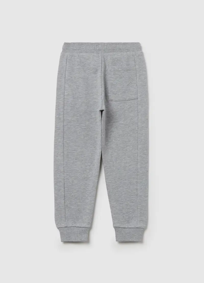 Joggers In Felpa Con Coulisse, Bambino, Grigio miniatura 2