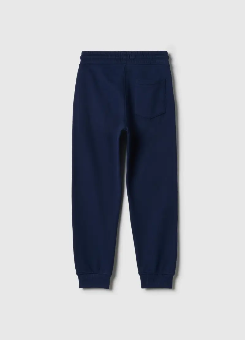 Ovs Kids Joggers Blu Da Bambino In Puro Cotone miniatura 2