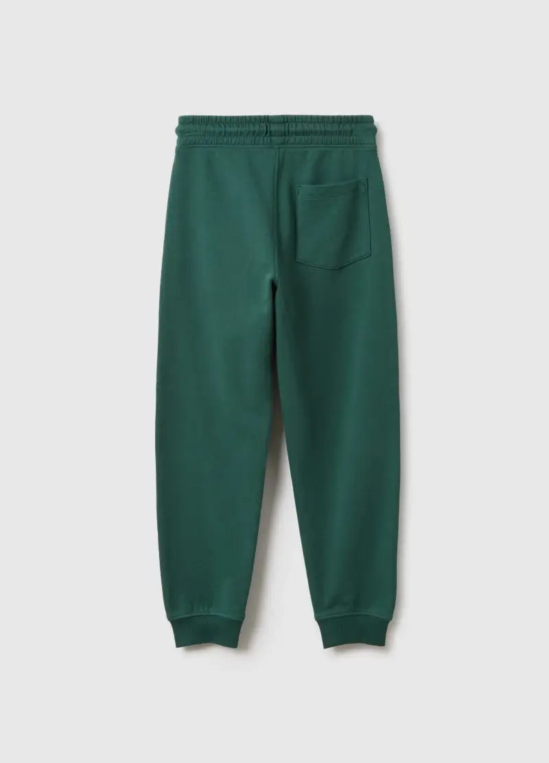 Ovs Kids Joggers Verde in Puro Cotone per Bambino miniatura 2