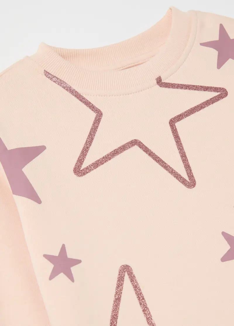 Jogging Set Con Stampa Glitterata, Bambina, Multicolor miniatura 3