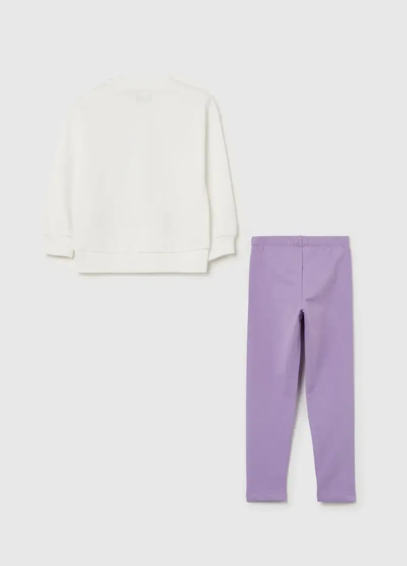 Jogging Set Con Stampa Unicorno, Bambina, Multicolor miniatura 2