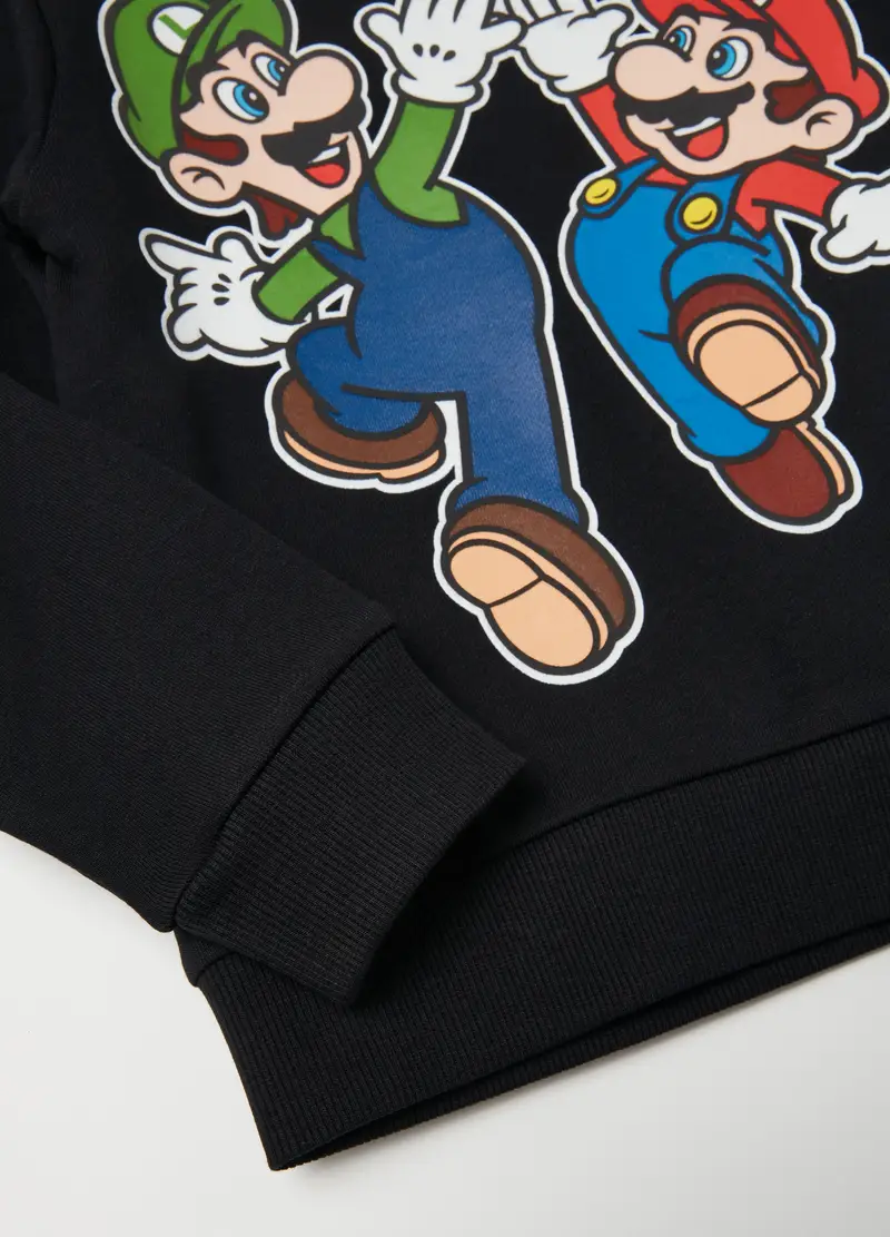 Jogging Set In Felpa Con Stampa Super Mario™, Bambino, Multicolor miniatura 3