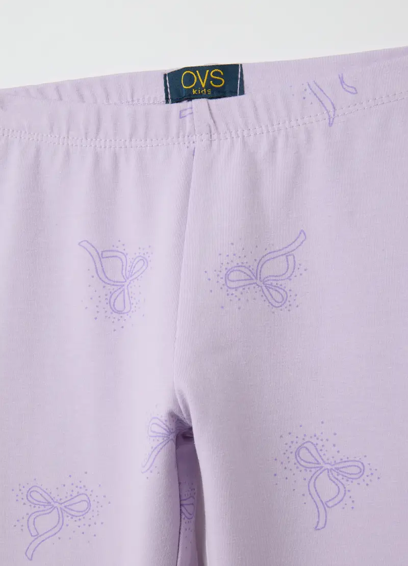 OVS KIDS Leggings Bambina Viola 4122729 miniatura 3