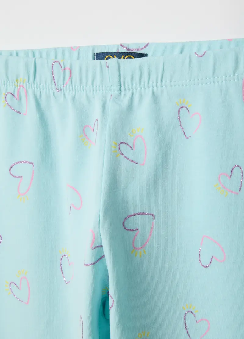 OVS KIDS Leggings Bambina Azzurro 4330273 miniatura 3