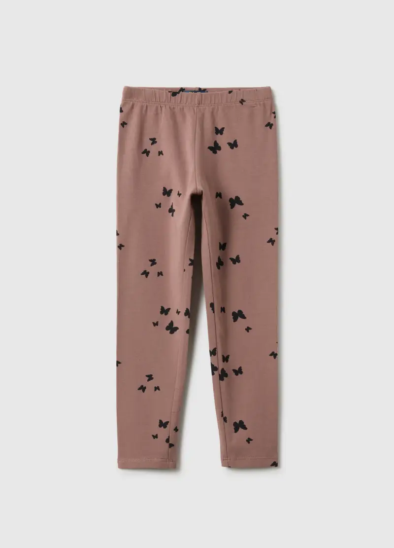 OVS KIDS Leggings Bambina Marrone 4154504 miniatura 2