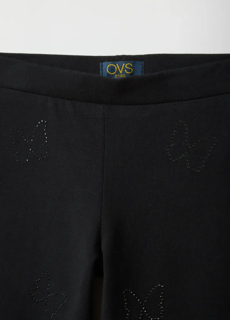OVS KIDS Leggings Bambina Nero 4154508 miniatura 3