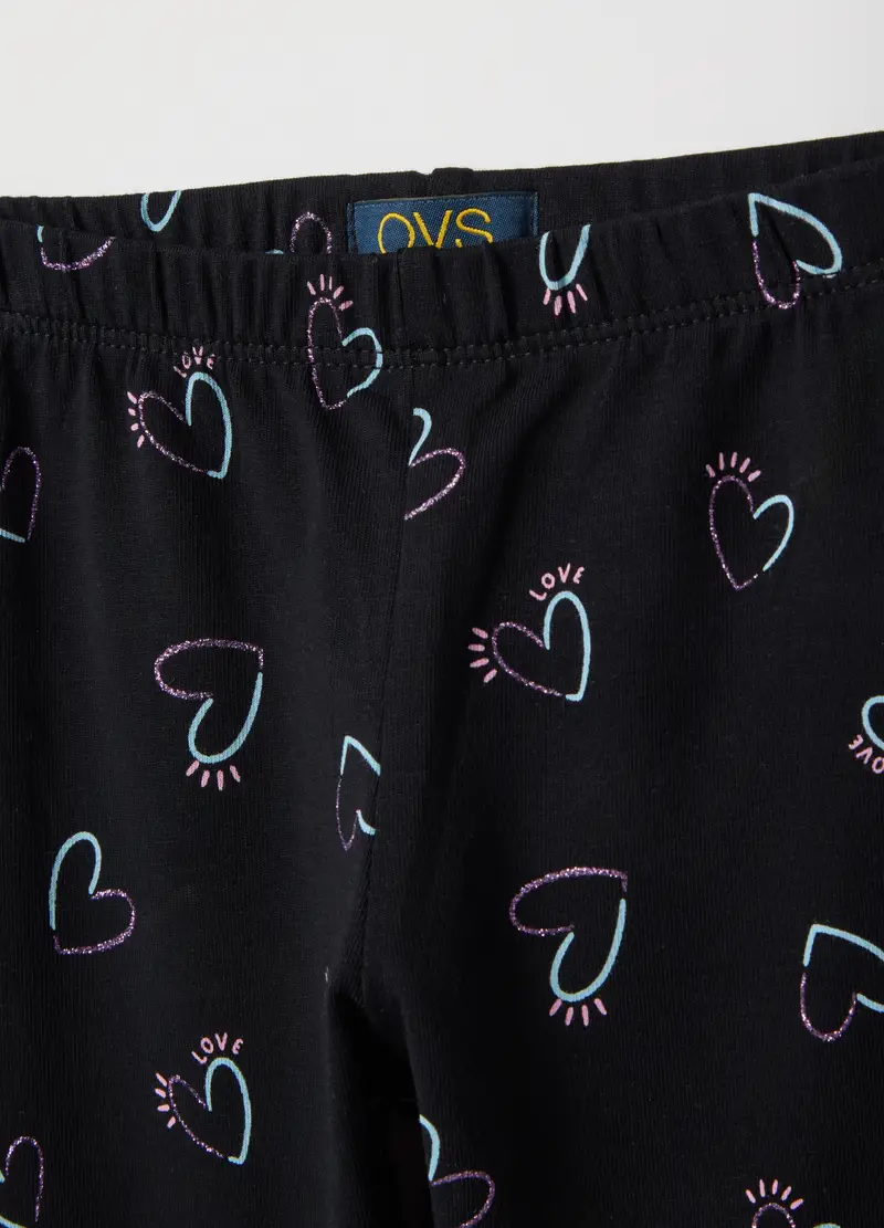 OVS KIDS Leggings Bambina Nero 4330274 miniatura 3