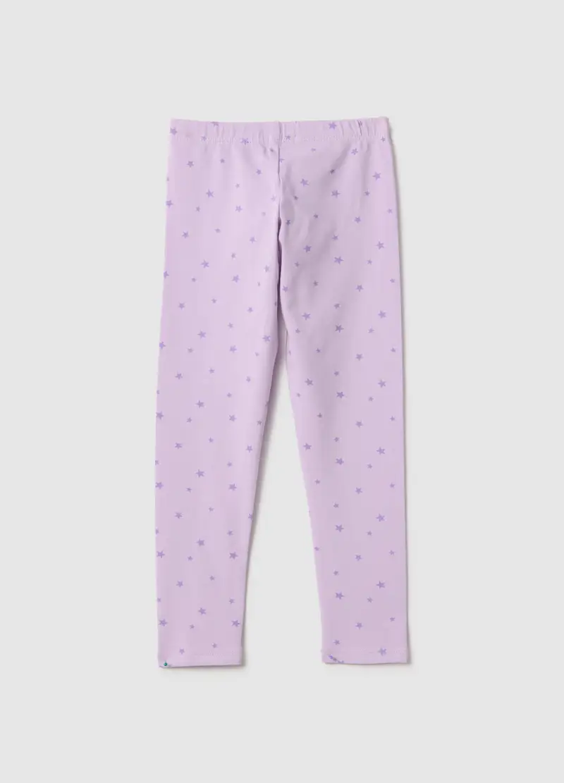 OVS KIDS Leggings Bambina Viola 4330306 miniatura 2