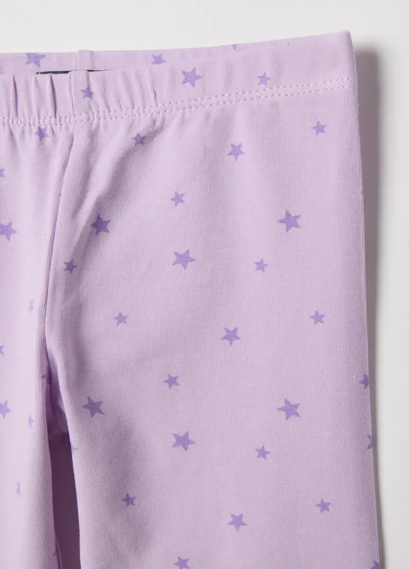 OVS KIDS Leggings Bambina Viola 4330306 miniatura 3