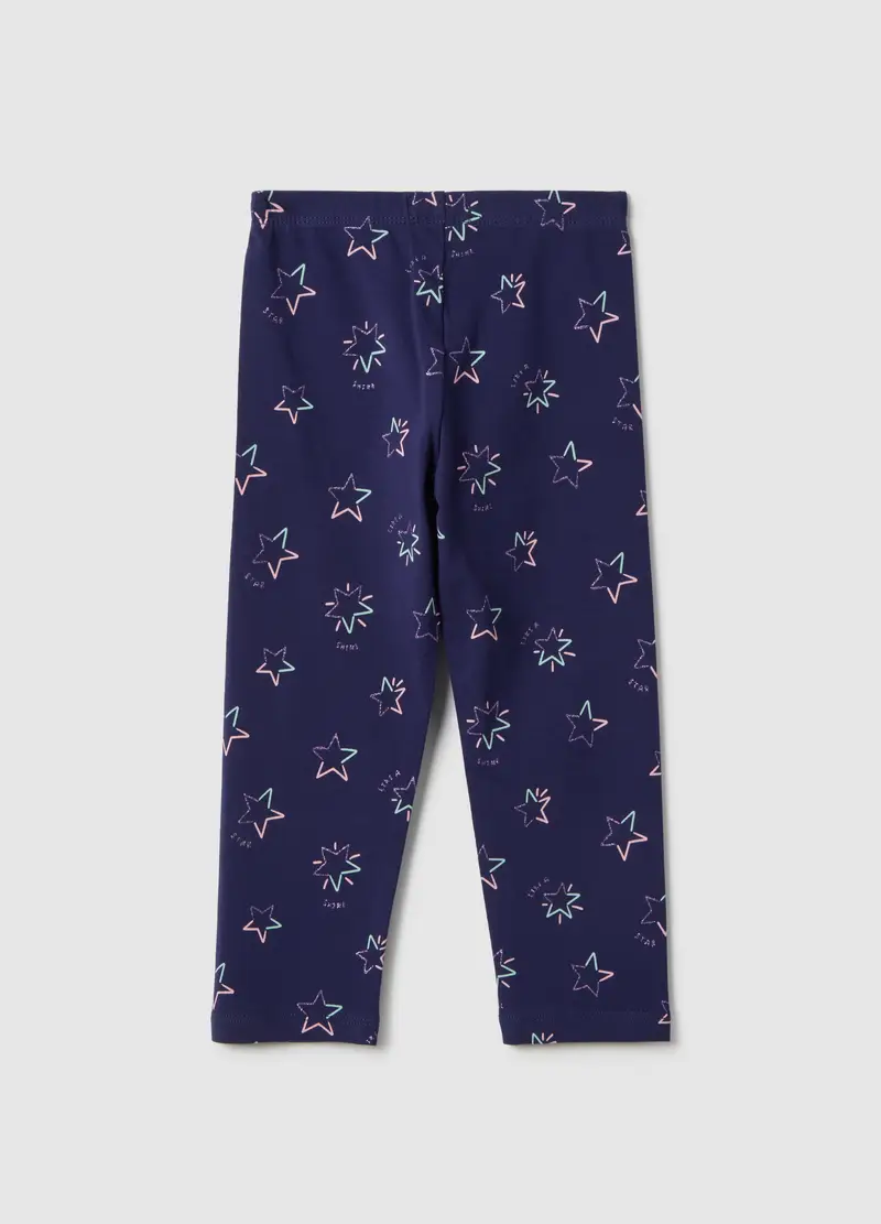 OVS KIDS Leggings Bambina Viola 4330275 miniatura 2