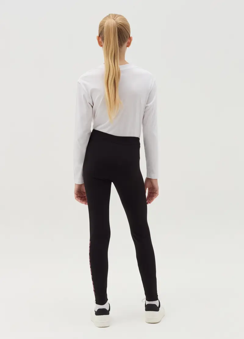 OVS KIDS Leggings Bambina Nero 4073453 miniatura 2