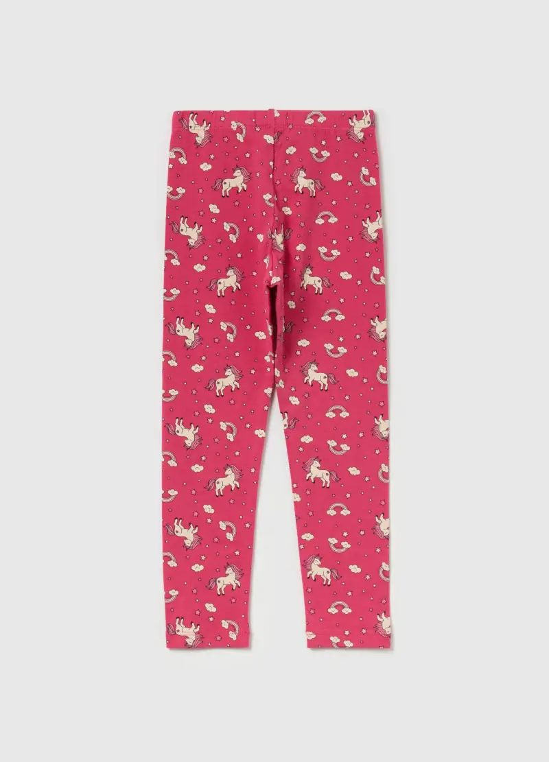 OVS KIDS Leggings Bambina Rosa 4122163 miniatura 2