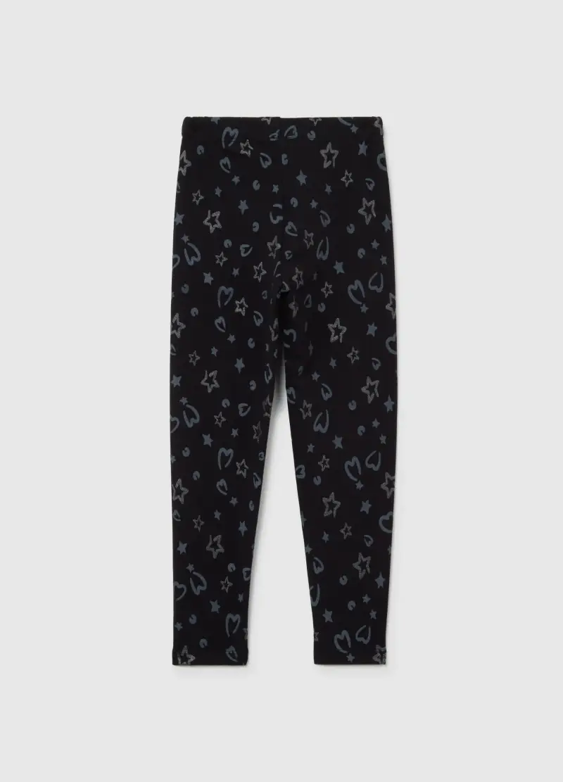 OVS KIDS Leggings Bambina Nero 3378115 miniatura 2