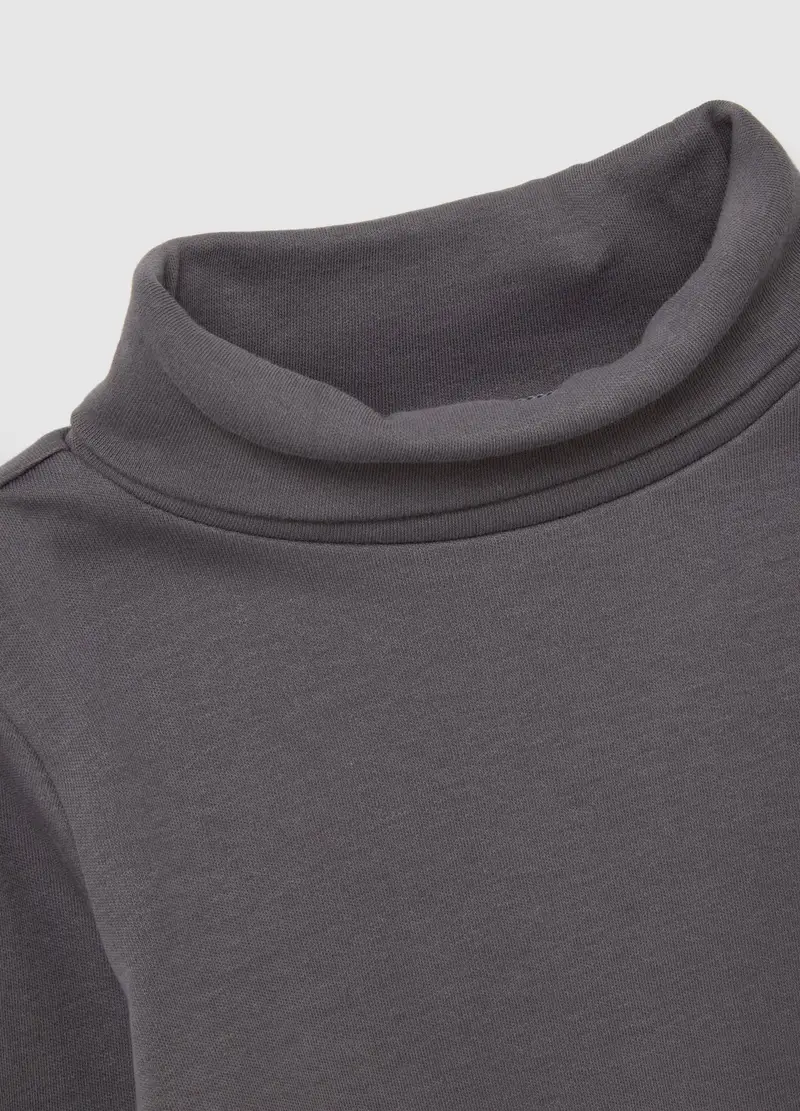 Maglia Da Bambina In Puro Cotone Grigia Regular Fit, Grigio miniatura 3