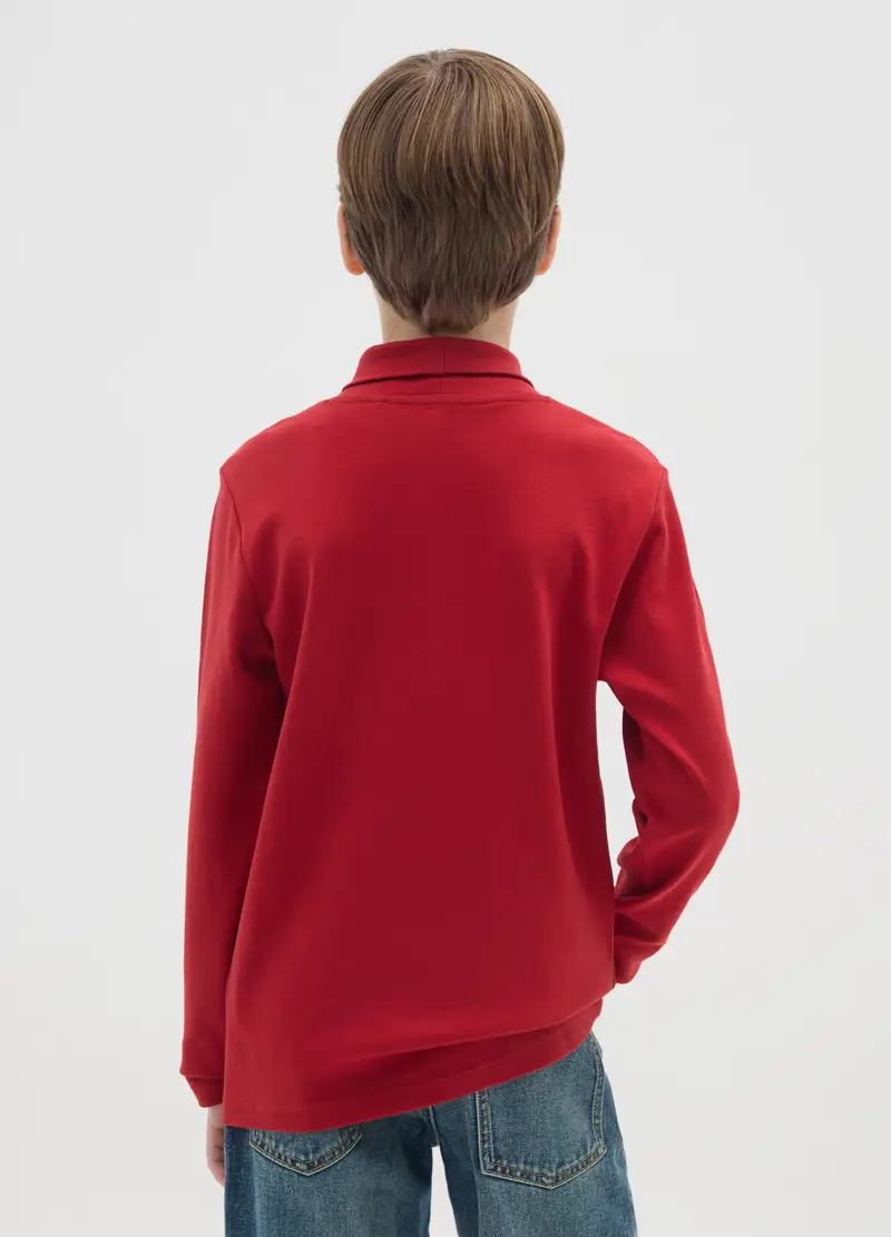 Ovs Kids Maglia Rossa Da Ragazzo In Puro Cotone Regular Fit miniatura 2
