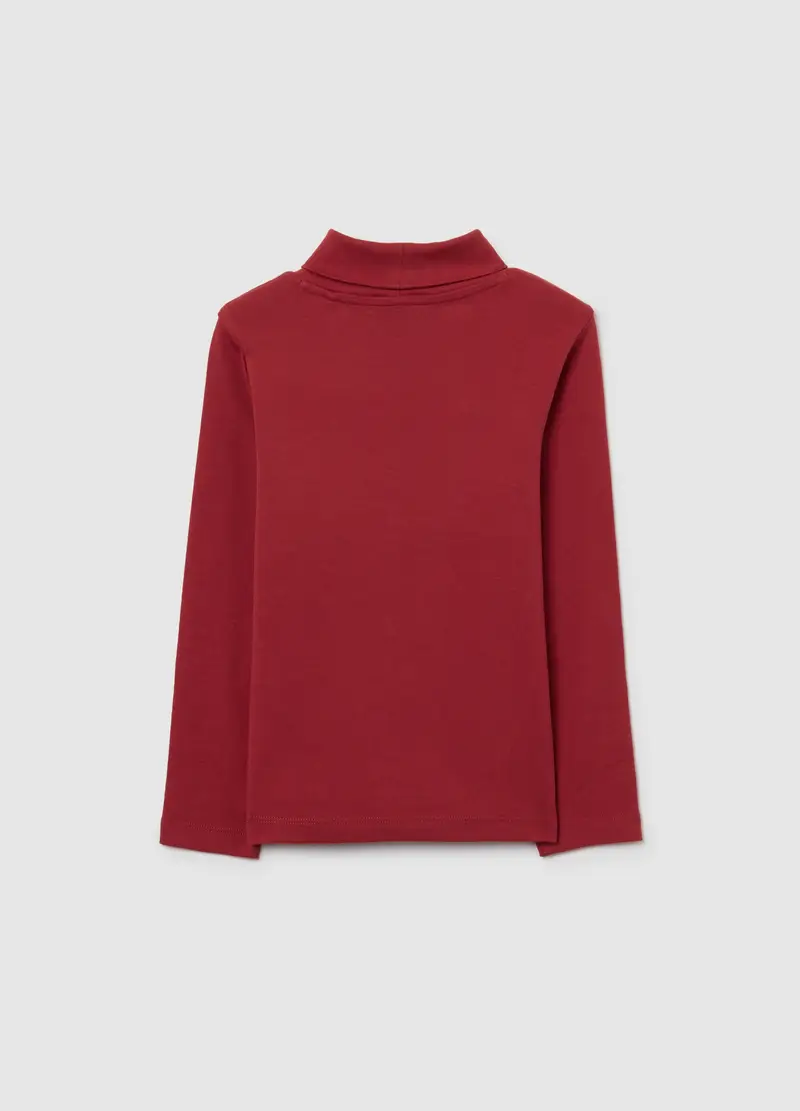 Maglietta Da Bambino In Puro Cotone Verde Regular Fit, Rosso miniatura 2