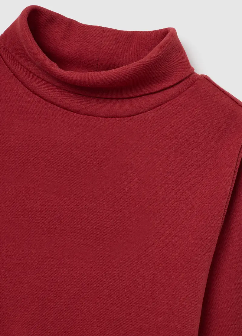 Maglietta Da Bambino In Puro Cotone Verde Regular Fit, Rosso miniatura 3