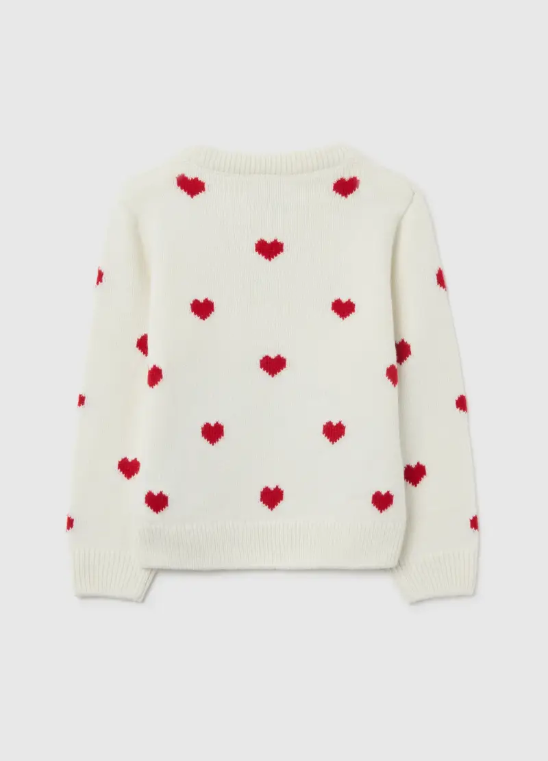 Maglione Multicolor Da Bambina Regular Fit Con Ricami, Multicolor miniatura 2