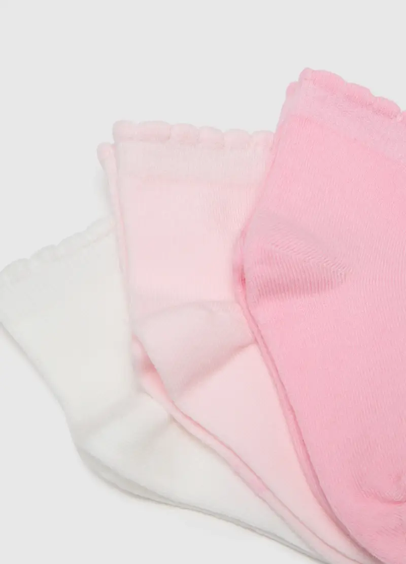 Multipack Calzini In Cotone Elasticizzato Multicolor Da Bambina, Multicolor miniatura 2