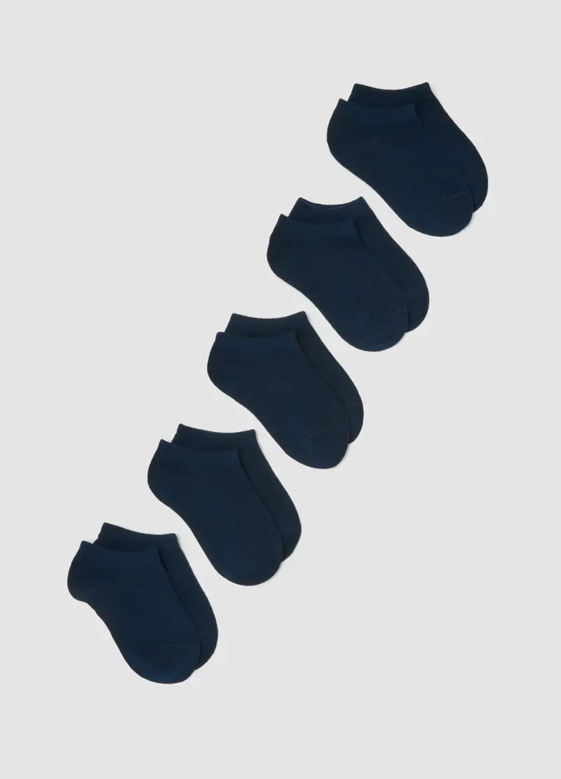 Multipack Calzini In Misto Cotone Blu Da Bambino Regular Fit, Blu