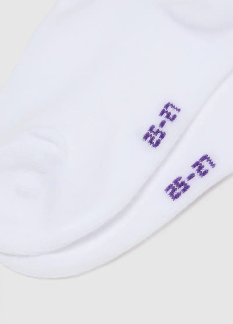 Multipack Di Calzini Da Bambina In Cotone Multicolor Elasticizzati, Multicolor miniatura 2