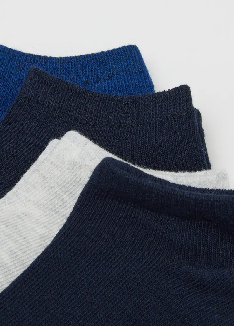 Multipack Di Cinque Calzini Da Bambino In Misto Cotone Multicolor, Multicolor miniatura 3