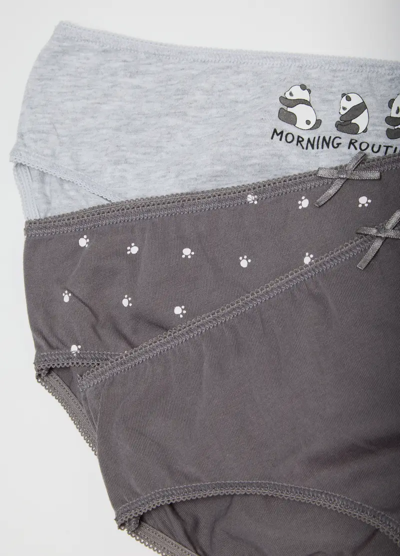 Multipack Di Sette Mutandine Da Ragazza In Puro Cotone, Bambina, Multicolor miniatura 3