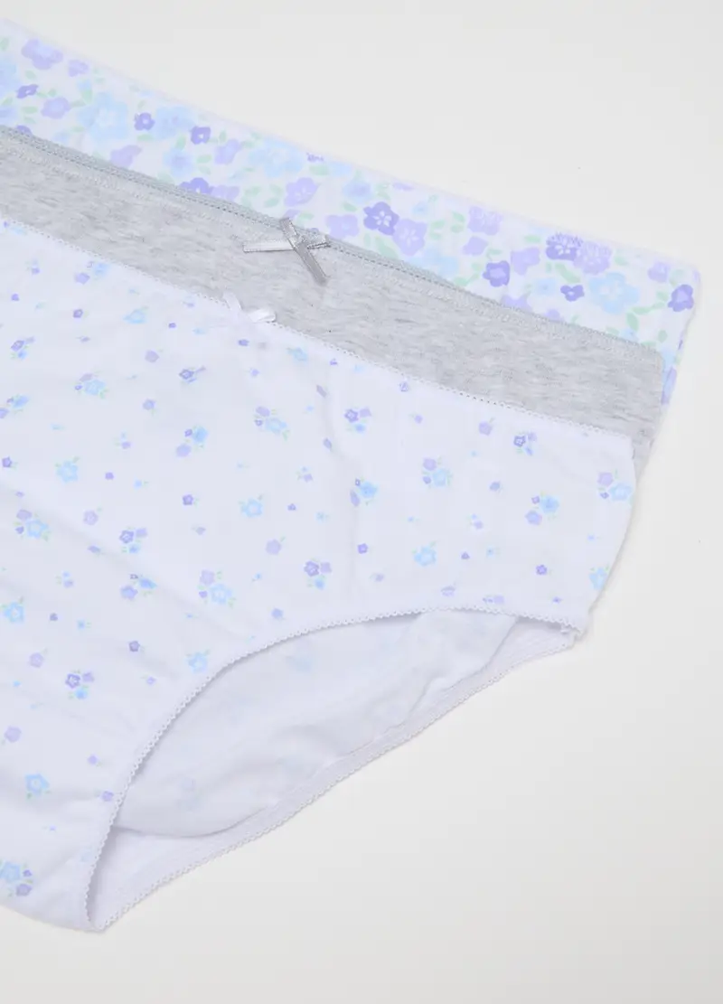 , Multipack Di Sette Slip Da Ragazze In Puro Cotone Multicolor, Bambina, Multicolor miniatura 3