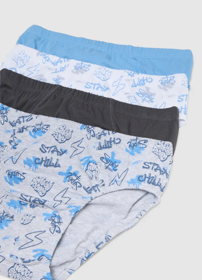 Multipack Slip In Puro Cotone Multicolor Da Ragazzo, Bambino, Multicolor miniatura 3