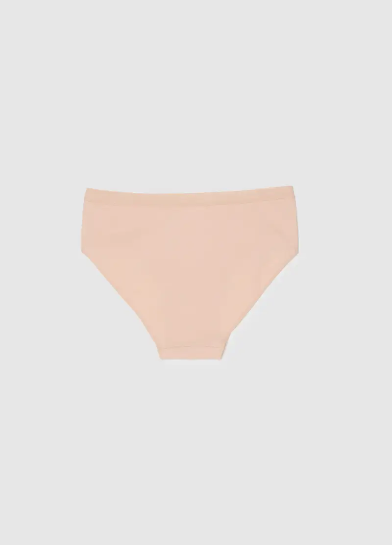 Mutandine Culotte In Cotone Elasticizzato Rosa Da Ragazza Regular Fit, Bambina, Rosa miniatura 2