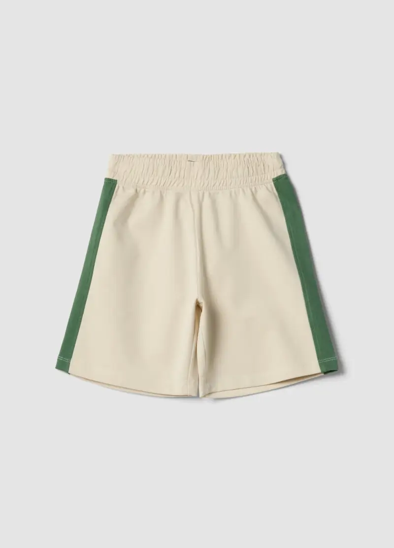 Pantaloncini In Puro Cotone Multicolor Regular Fit Per Bambino, Multicolor