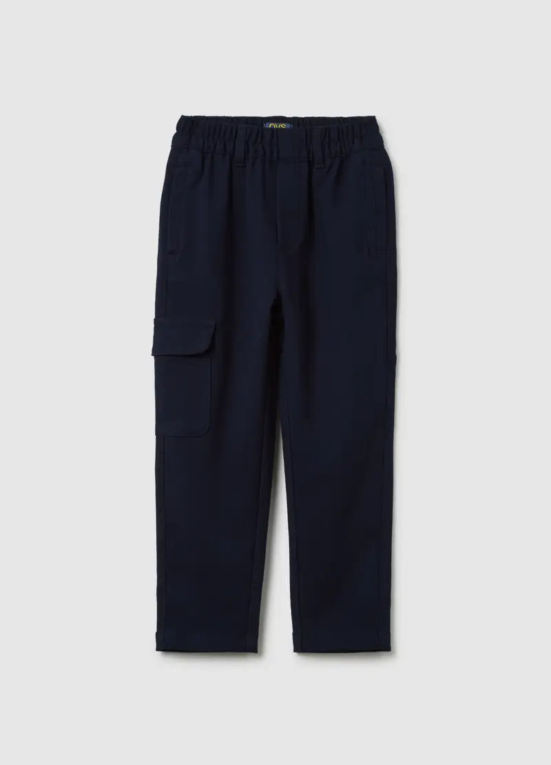 Pantaloni Blu Da Bambino Regular Fit, Blu