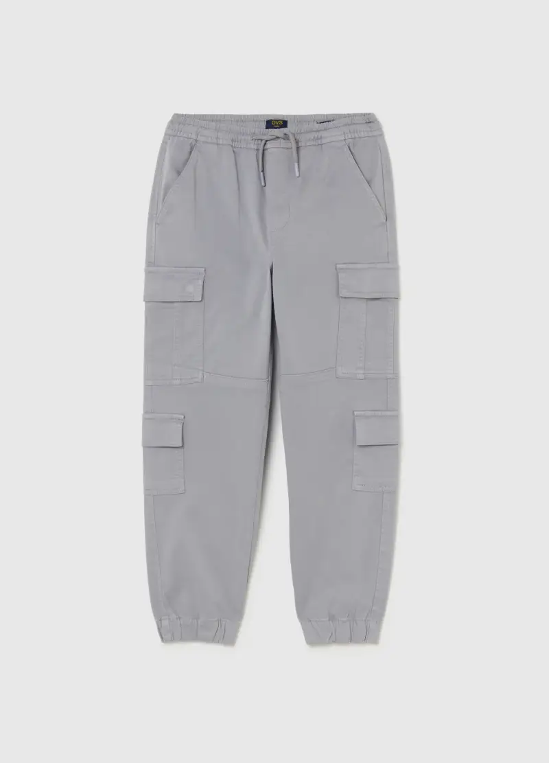 OVS KIDS Pantaloni cargo Ragazzo Grigio 3488693