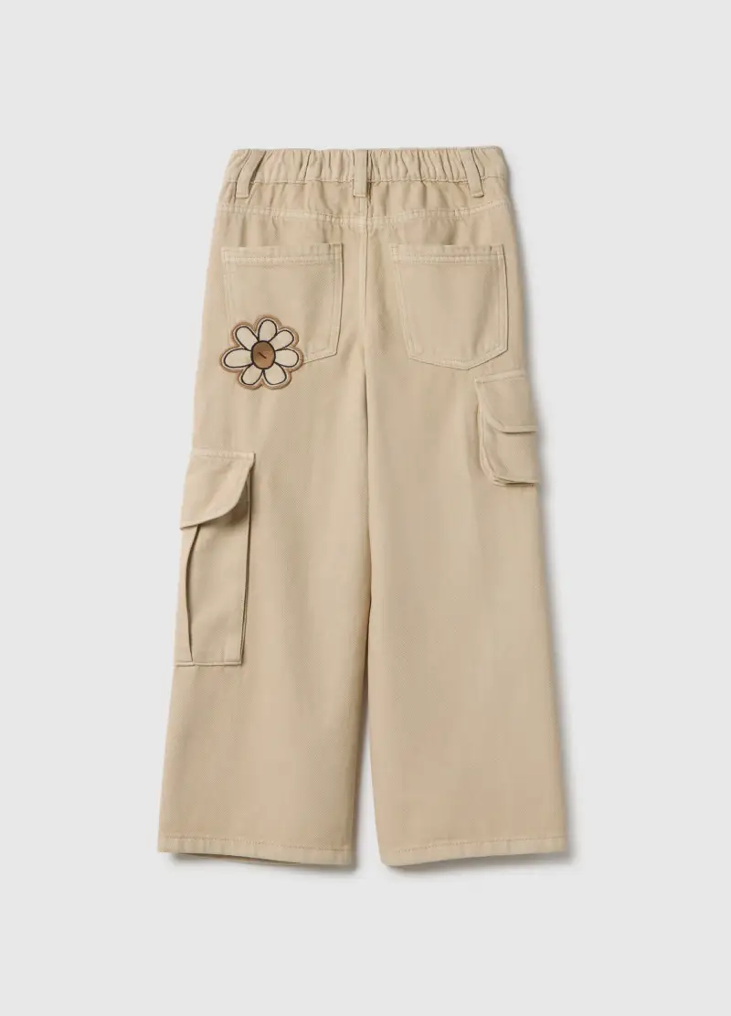 OVS KIDS Pantaloni cargo Bambina Beige 4080275 miniatura 2