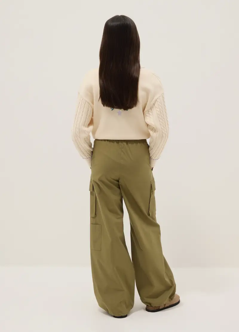 OVS KIDS Pantaloni cargo Ragazza Verde 4330522 miniatura 2