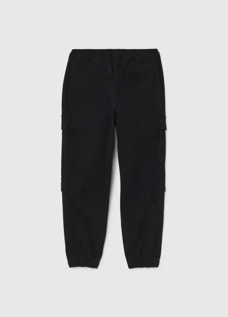 OVS KIDS Pantaloni cargo Bambino Nero 3488694 miniatura 2