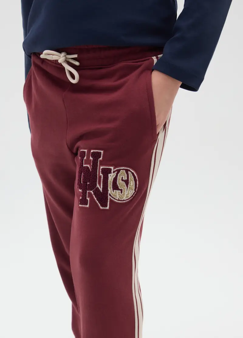 Pantaloni Da Ragazzo In Puro Cotone Multicolor Regular Fit, Bambino, Multicolor miniatura 3