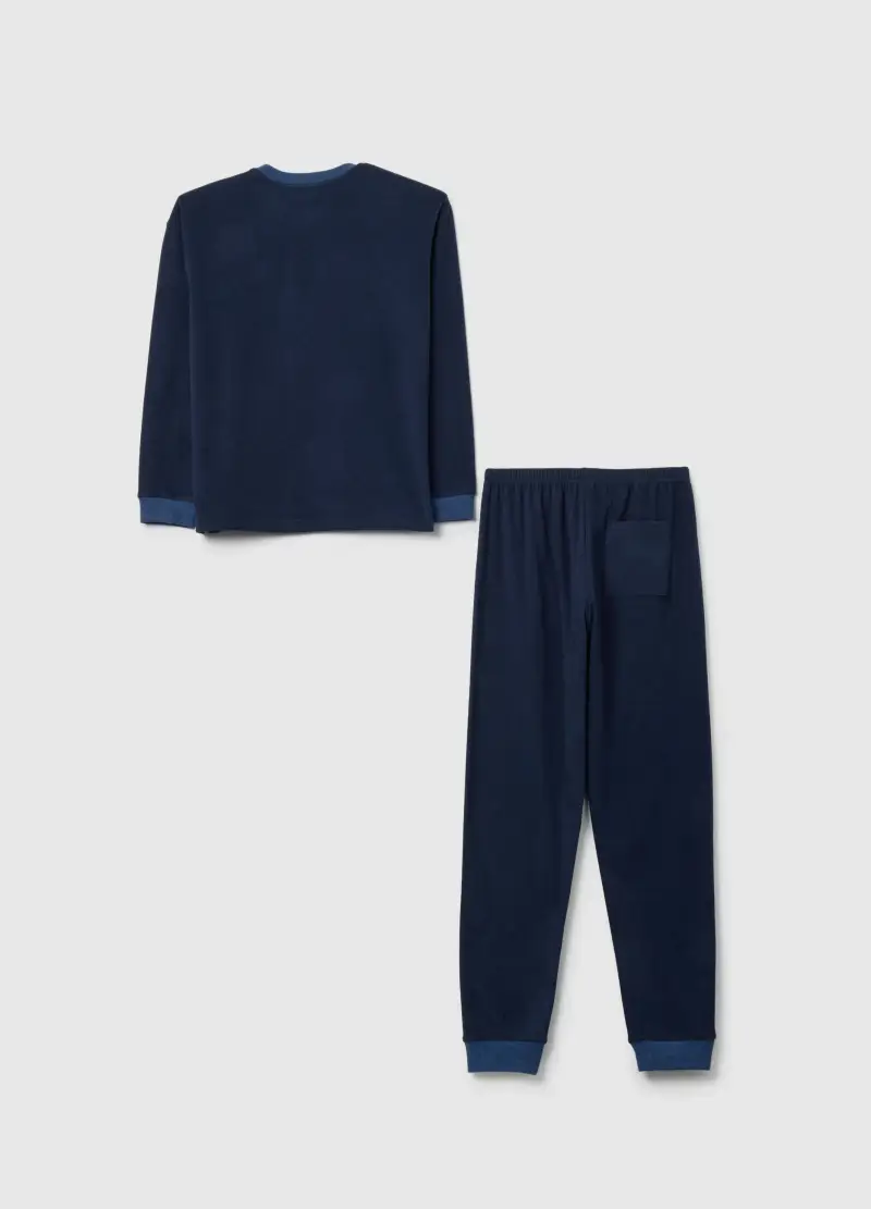 Pigiama Blu Lungo, Bambino, Blu miniatura 2