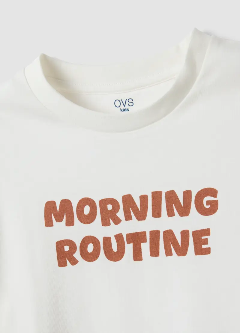 Pigiama Corto In Puro Cotone Multicolor Da Bambino Regular Fit, Multicolor miniatura 3