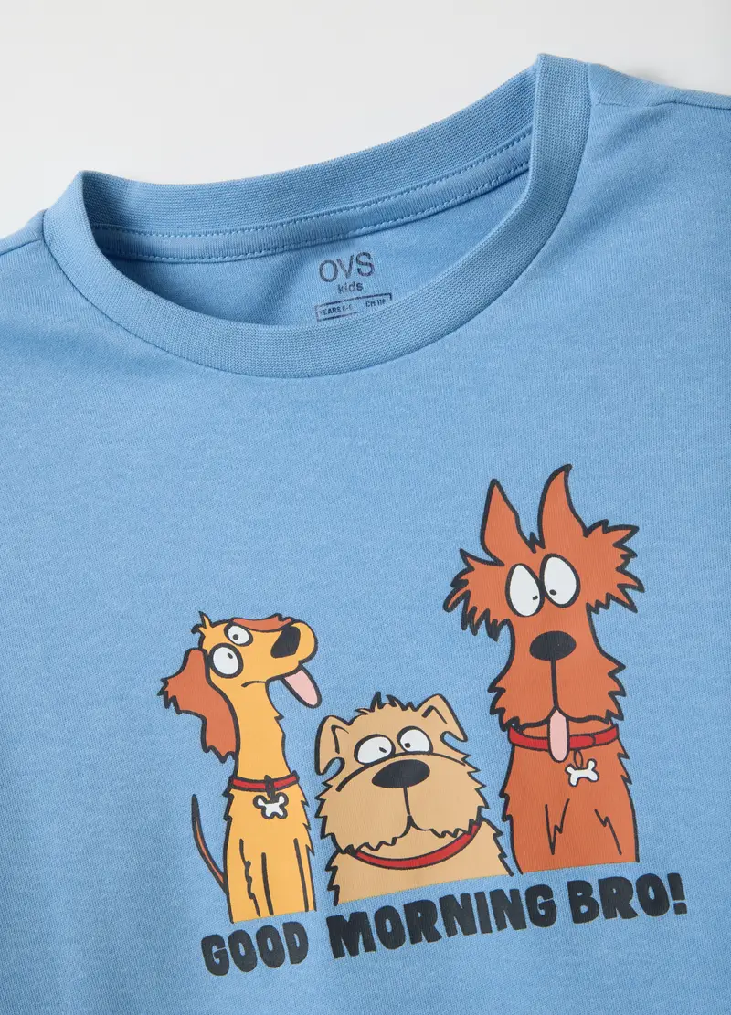 Pigiama Da Bambino In Puro Cotone Multicolor Regular Fit, Multicolor miniatura 3