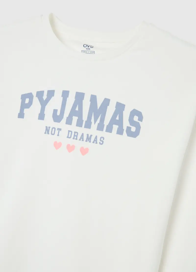 Pigiama Da Ragazze In Puro Cotone Multicolor Regular Fit, Bambina, Multicolor miniatura 3