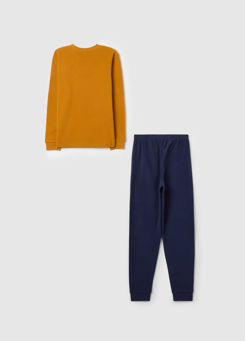 Pigiama In Pile Con Stampa, Bambino, Multicolor miniatura 2