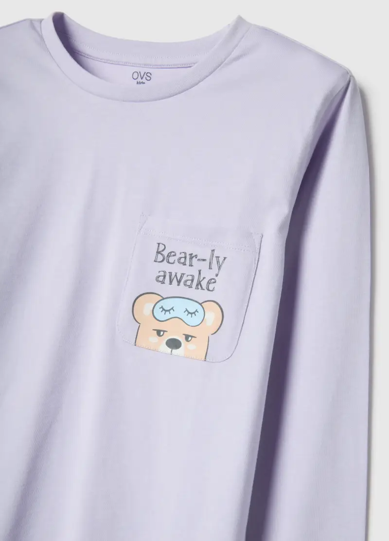 Pigiama In Puro Cotone A Quadri Multicolor Da Ragazza Regular Fit, Bambina, Multicolor miniatura 3