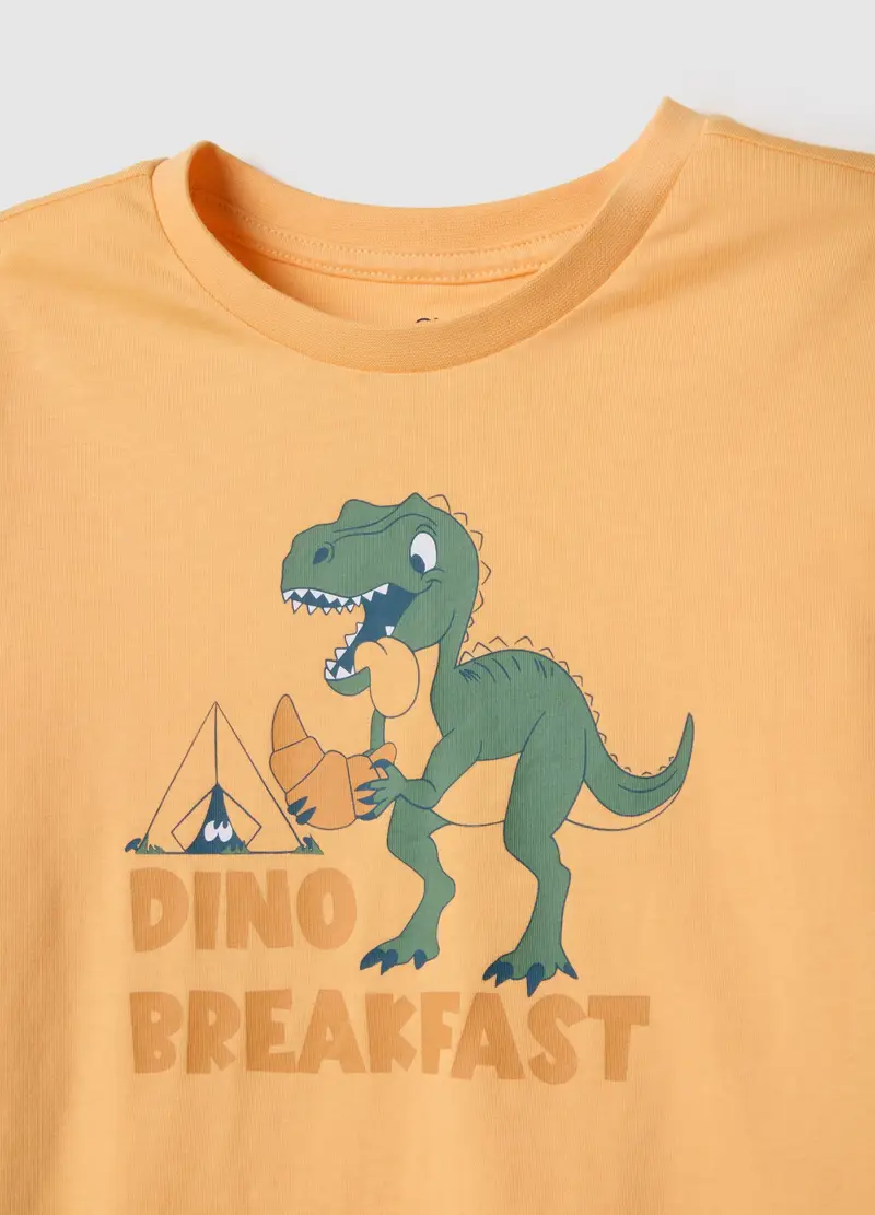 Pigiama In Puro Cotone Multicolor Da Bambino Regular Fit Con Stampa, Multicolor miniatura 3