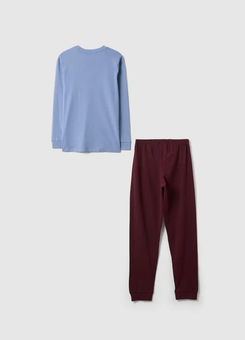 Pigiama In Puro Cotone Multicolor Da Ragazzo Con Stampe Playstation, Bambino, Multicolor miniatura 2