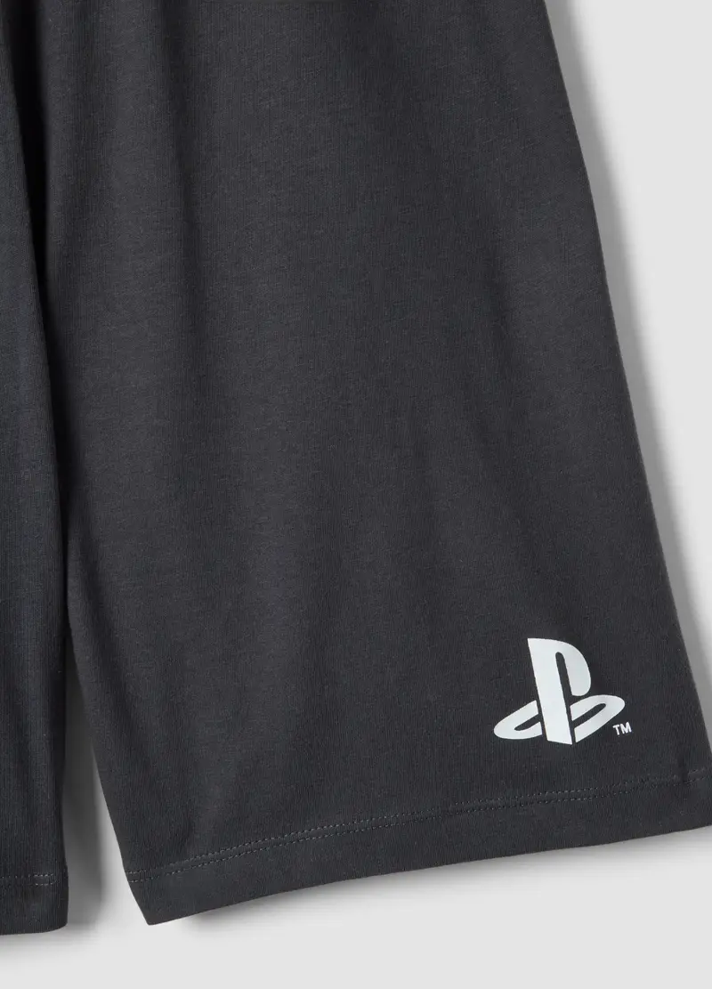 Pigiama In Puro Cotone Multicolor Da Ragazzo Con Stampe Playstation, Bambino, Multicolor miniatura 3