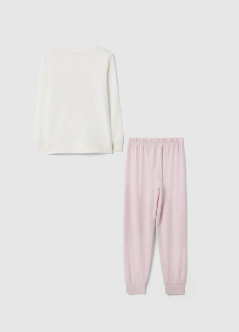 Pigiama In Puro Cotone Multicolor Regular Fit Per Bambina, Multicolor miniatura 2