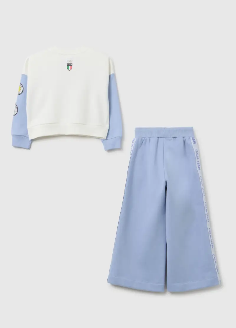 Pigiama Multicolor Da Bambina In Misto Cotone Looney Tunes X Italia Team, Multicolor miniatura 2